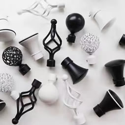 drapery hardware Finials