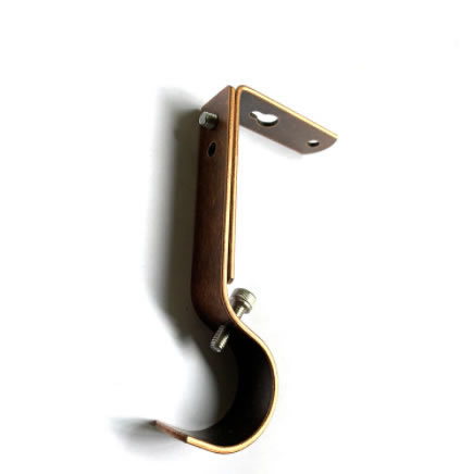 Brass 80mm For Window Curtain Rod Bracket